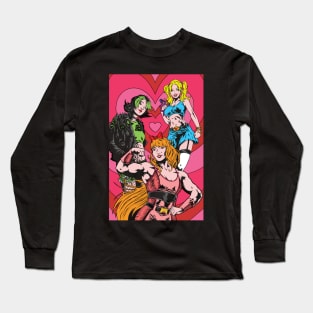 Powerpuff WOMEN girls power puff 2000s cartoons Long Sleeve T-Shirt